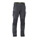 Bisley Workwear BPC6330 Men's Charcoal 97 Flx & Move™ Stretch Utility Zip Cargo Pants