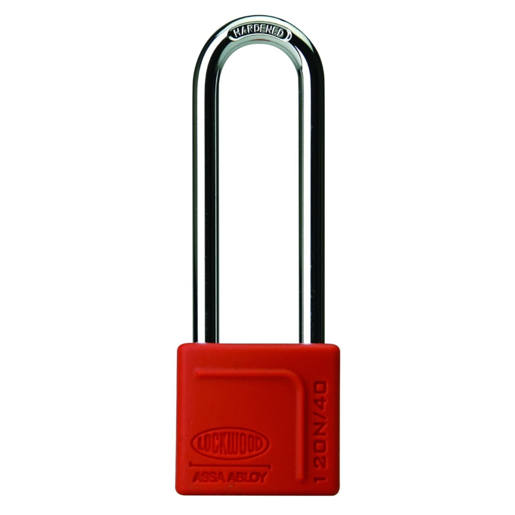 Lockwood 120N Series Padlock 40mm With 80mm Shackle With Silicon Jacket DP 120N/40/180/DP
