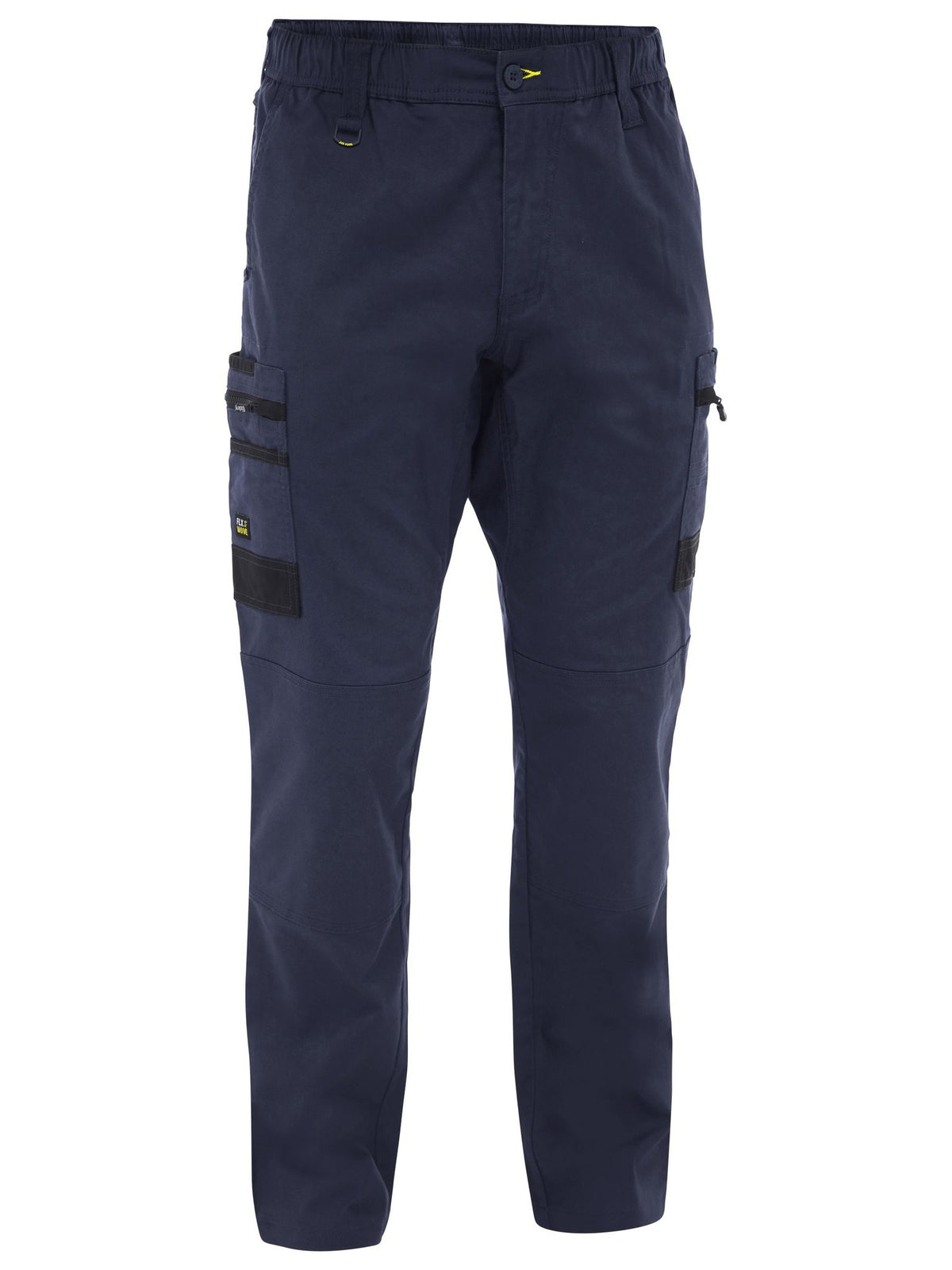 Bisley Workwear BPC6338 Men's Navy 97 Flx & Move™ Stretch Canvas Elastic Waist Cargo Pants BPC6338_BPCTR97
