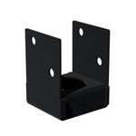 Vuetrade Blackout - Tradies Bolt Down Post Support Black- 90mm VTBPS90BK