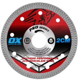 Ox Pro 2Cm Porcelain Cutting Blade - 125/22.2/20mm OX-2CM-125/22.2/20