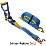 Austlift SwiftCore Ratchet Tie Down Hook Keeper 50mm x 9m 2500kg LC Steel Handle 204250S