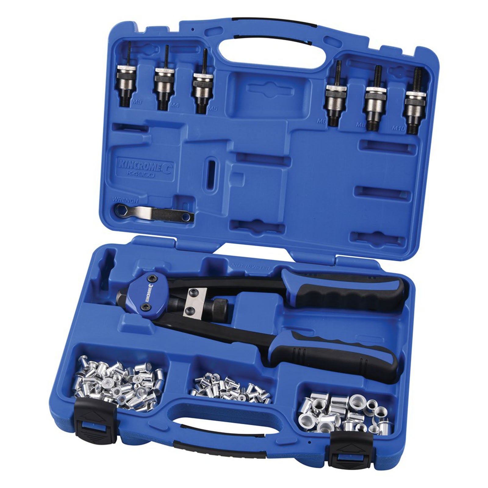 Kincrome Nut Riveter Twin Handle 68 Pce K4900