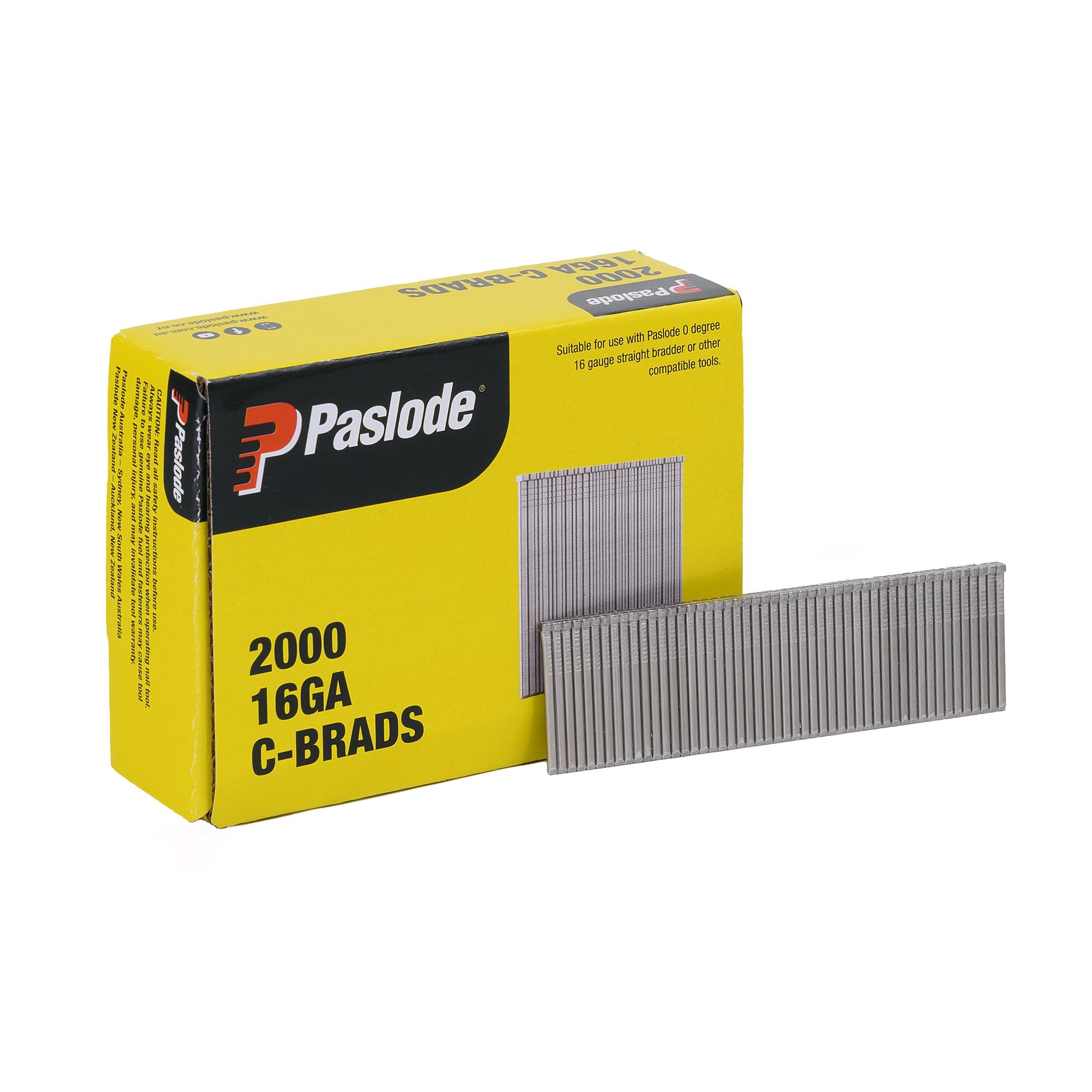 Paslode C25 Stainless Steel Pneumatic Brad 2000 Pack B20280
