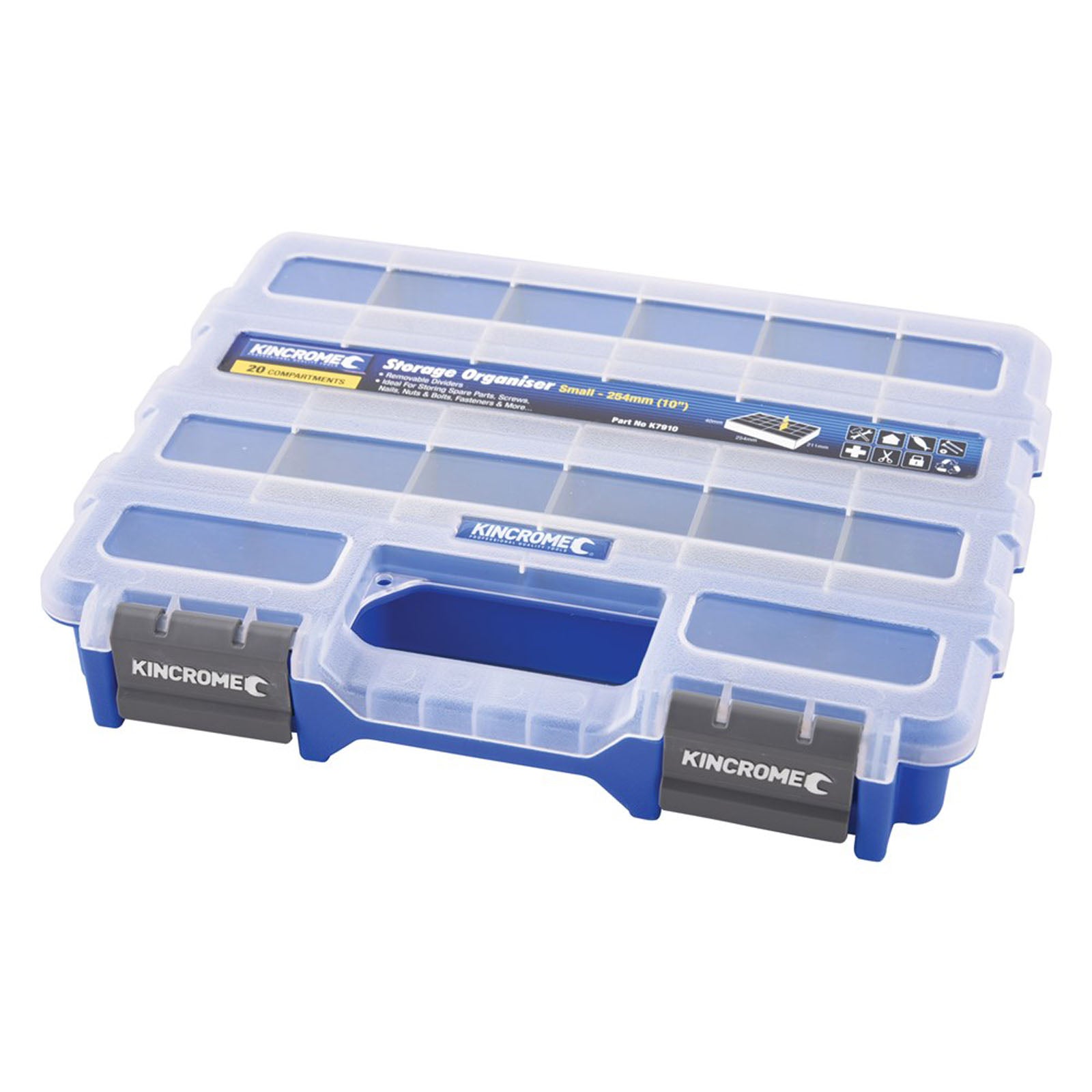 Kincrome Plastic Organiser 254Mm/10In K7910