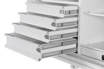 KA Boxes 4 Drawer 5 Shelves pullout Work Surface - White