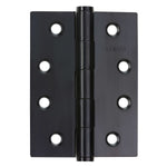 Lemaar Satin Chrome 100 X 75 X 2.5mm Fixed Pin Flat Tip Hinge