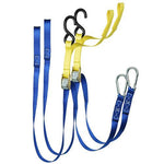 Austlift Motorcycle Tie Down with Snap Hook and S-Hook 25mm 250kg LC Pair 204015
