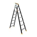 Gorilla FDM008-PRO Pro-Lite 8 Step Fibreglass Dual Purpose Ladder (2.35 - 4.35M) 150kg Industrial