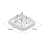 Vuetrade Foil Tacks - Box Of 500 VTFT