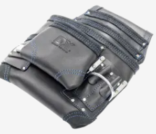 Ox Trade Black Leather 8 Pocket Tool Pouch OX-T265603