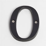 Romak Numeral Plastic Black 85mm 0 PNB0