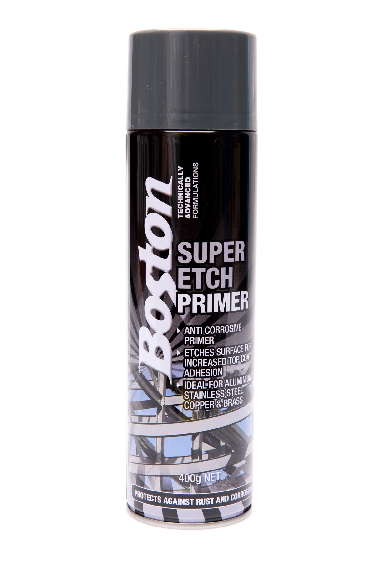 BOSTON Super Etch Primer Grey 400gm BT259