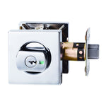 Lockwood Paradigm Deadbolt Square Rose Chrome Plate Universal Pack 005/B2CPDP