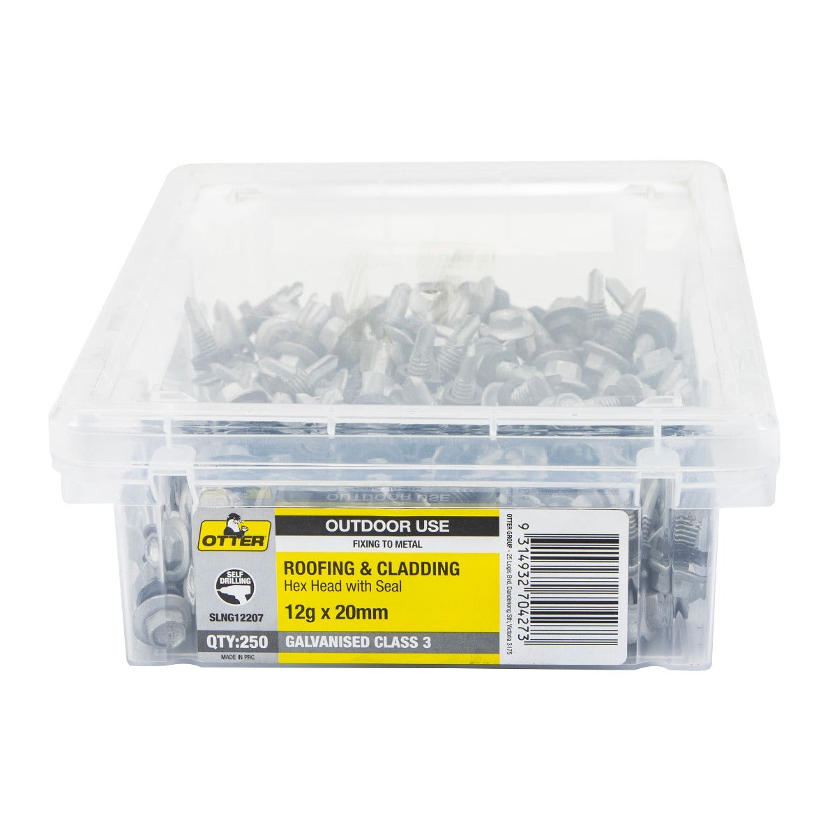 Otter Steel Galv Neo 12GX25MM 250 Pack SLNG12257