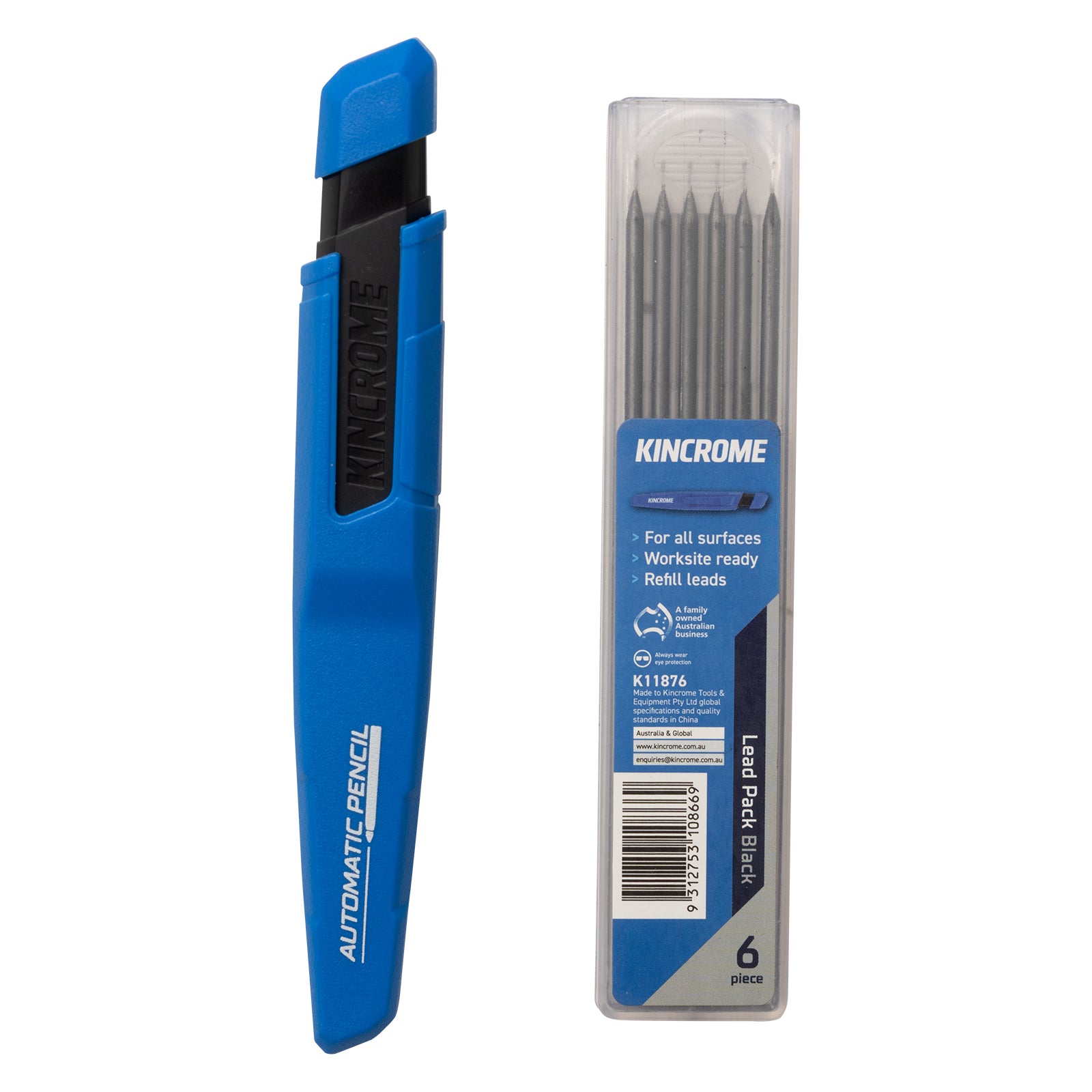 Kincrome Auto Mech Pencil & Blk Refill K11870