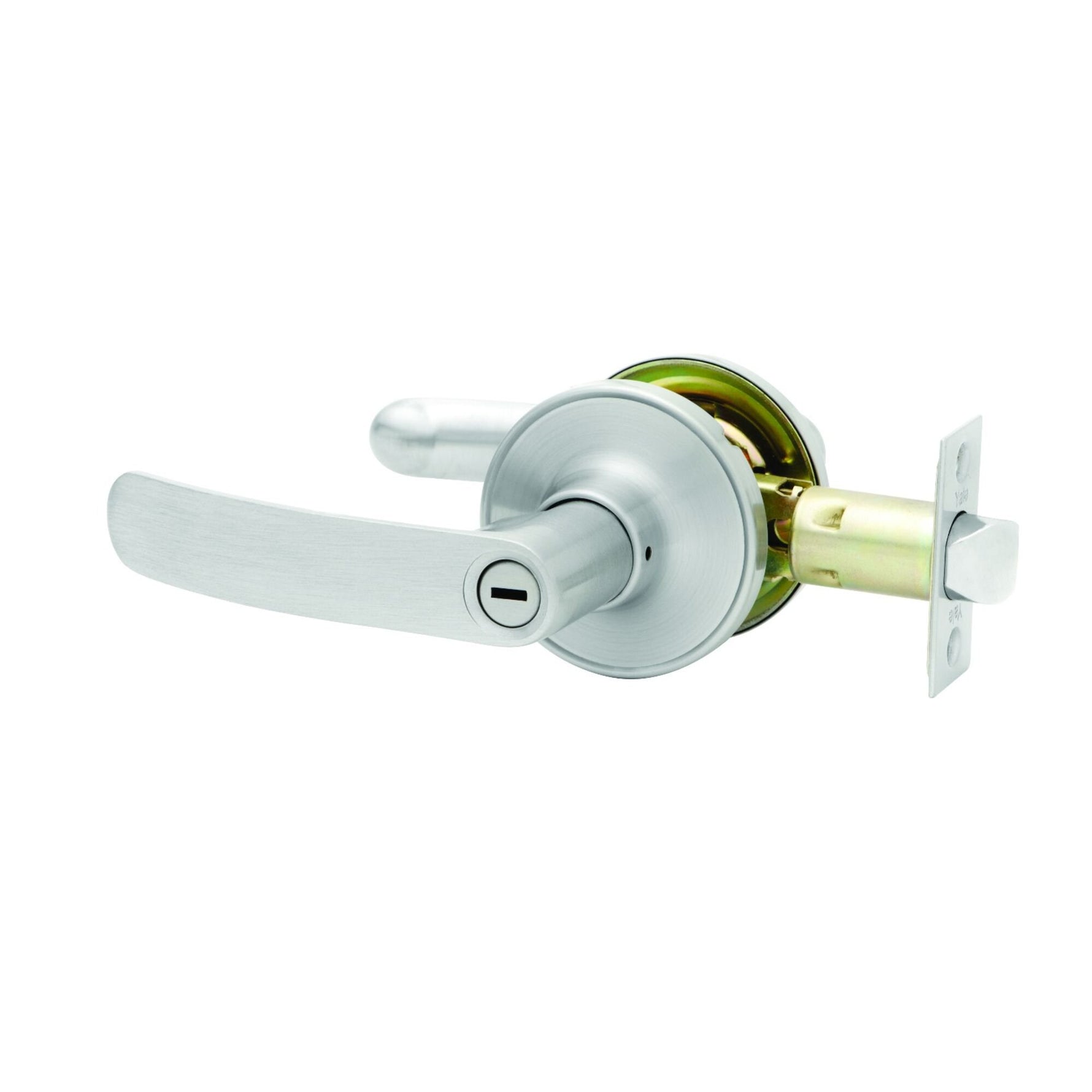 Yale YL2 Flair Lever Satin Chrome Privacy Set DP YL2/PRIV/SC