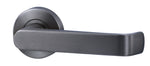Lockwood Lever V1 Satin Gun Metal PVD Passage Set With Latch VIV1/V1GMPVD