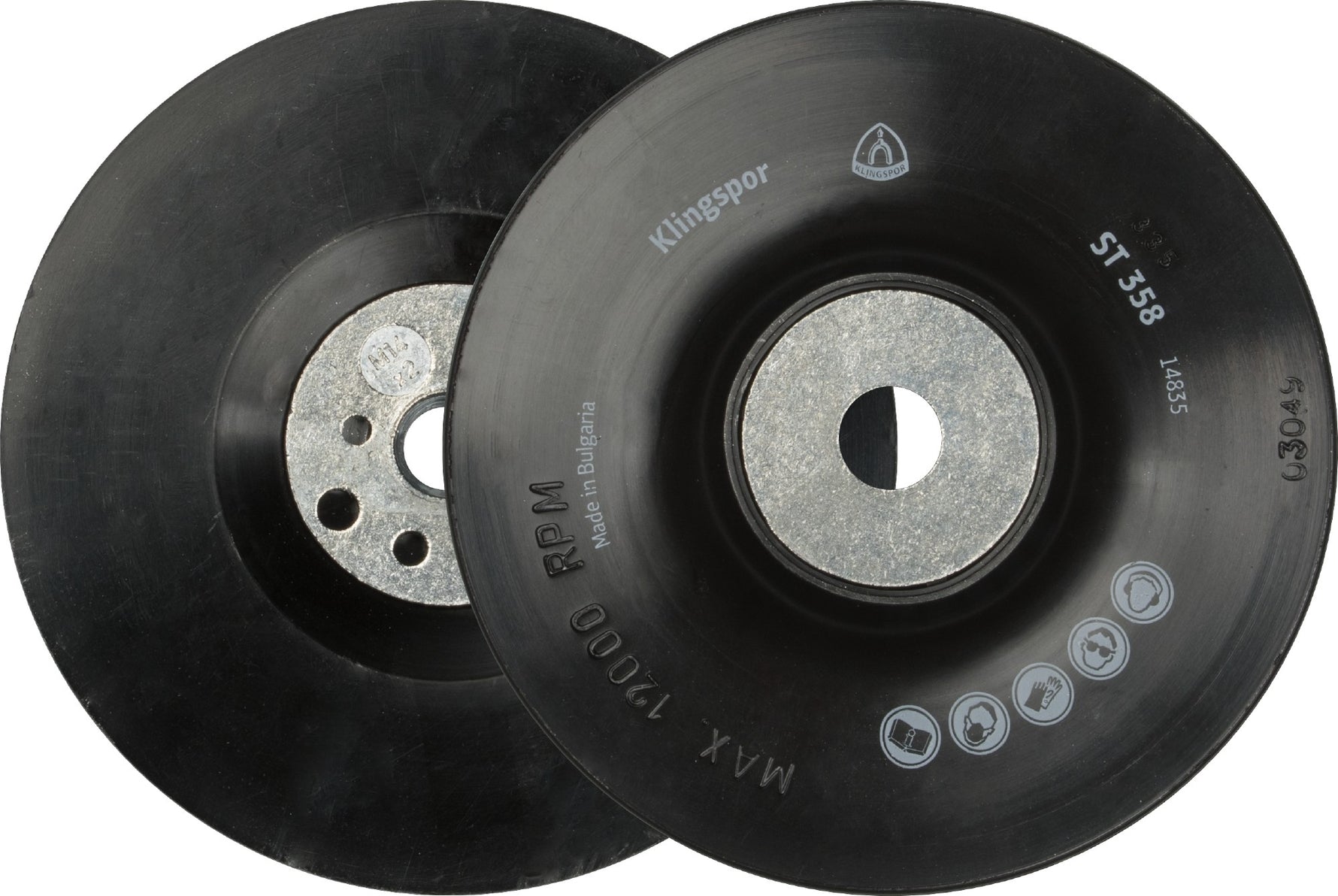 Klingspor 14838 ST 358 115mm M14 thread fibre disc backing pad