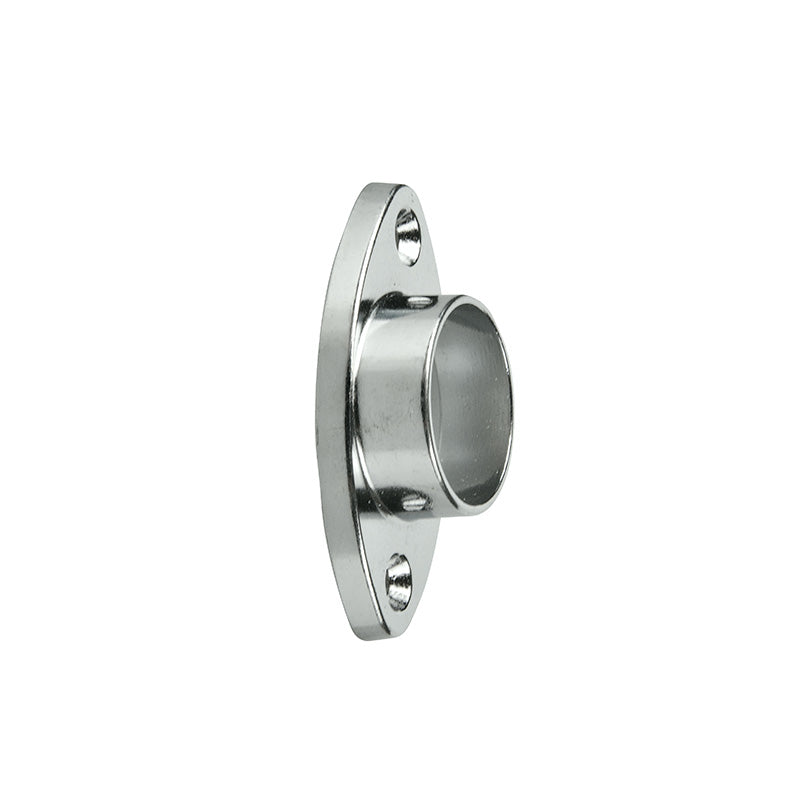 Romak Round Tube Cp 25Mm Flange Oval Base 87439