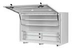 KA Boxes 4 Drawers (2 Side by Side) 3 Shelves - White