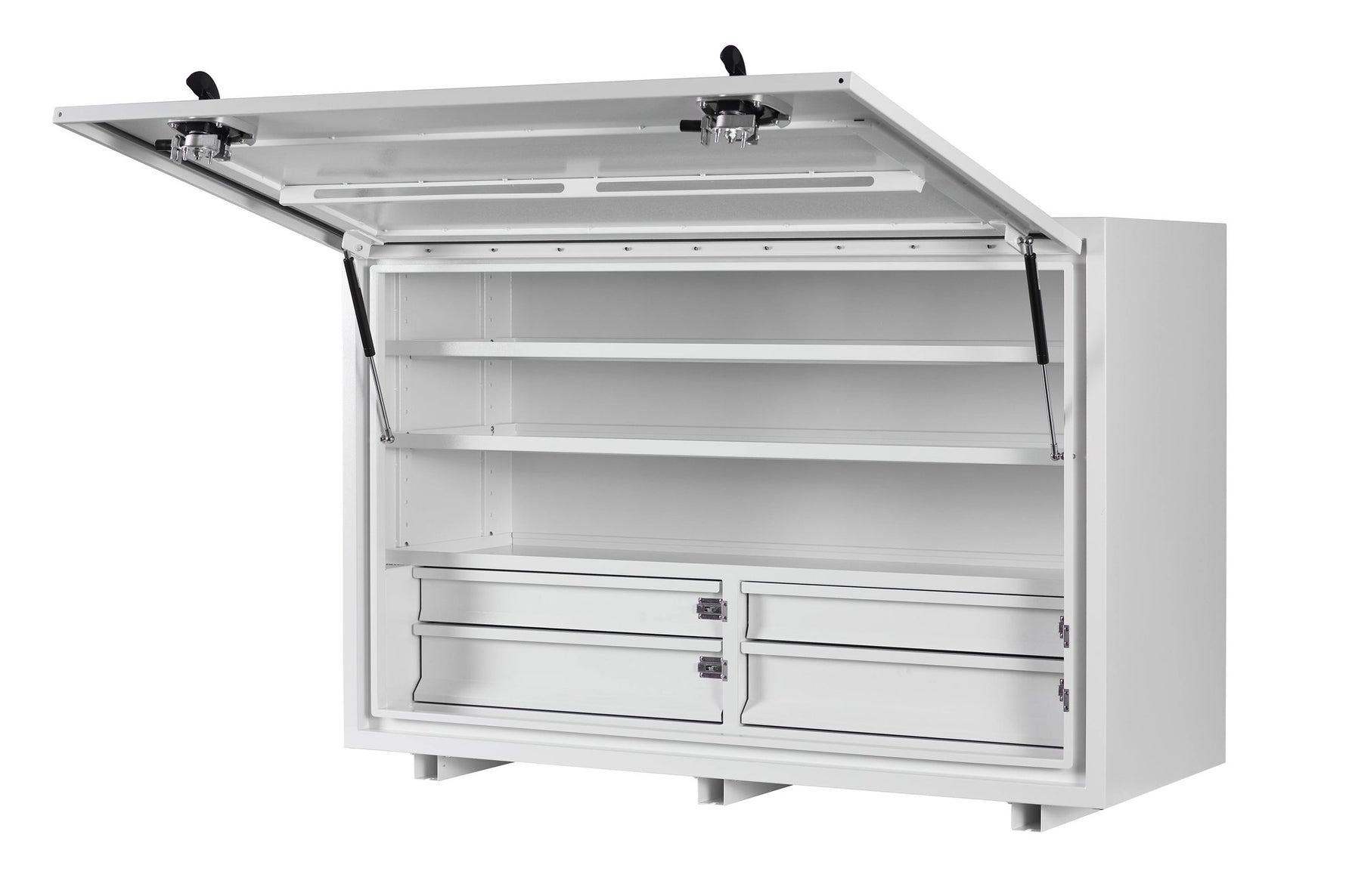 KA Boxes 4 Drawers (2 Side by Side) 3 Shelves - White