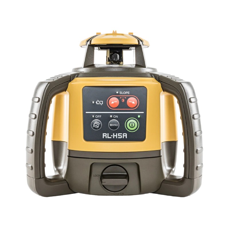 Topcon RL-H5A All-in-One Construction Laser Dry Battery with LS-100D Receiver 1021200-26