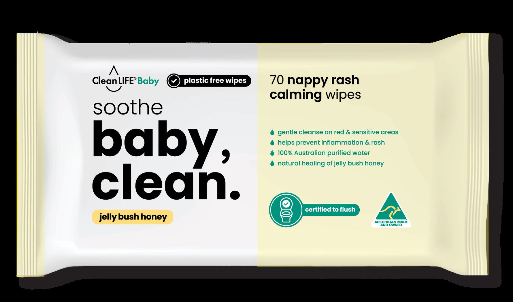 Clife Baby Soothe Wipe 70PK CLS00102