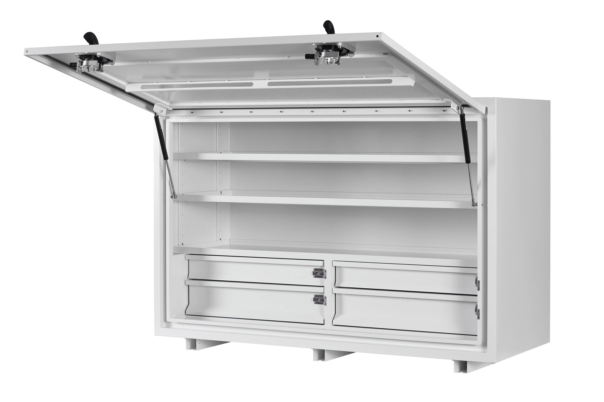 KA Boxes 4 Drawers (2 Side by Side) 3 Shelves - White