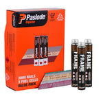 Paslode 90 x 3.15mm Hdg Impulse D Head Nail With Fuel - 3000 Pack B20571V