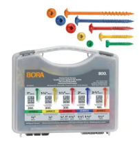 Bora 800-Piece Pocket-Hole Screw Kit BR-A180403