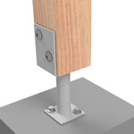 Vuetrade Post Support - 75mm - Half Stirrup VHSPS75