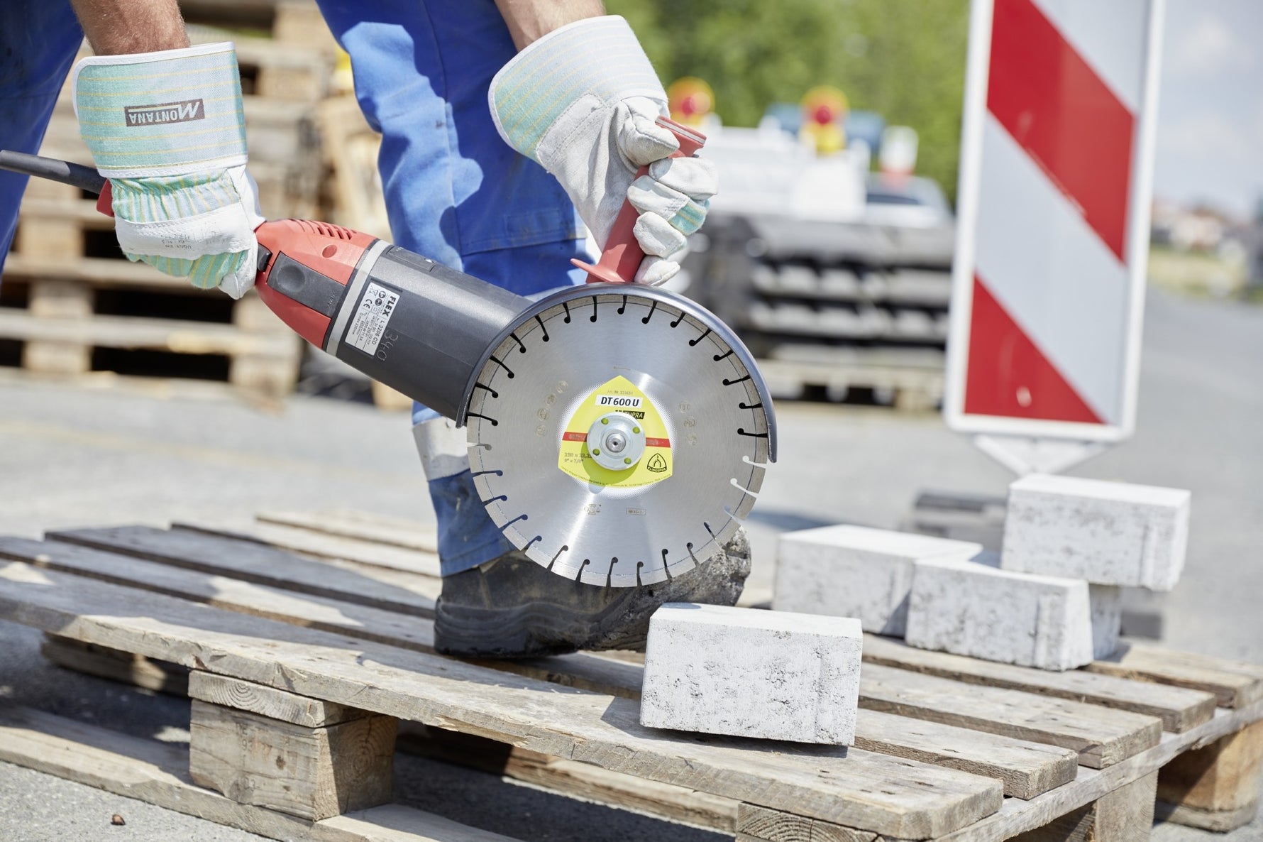 Klingspor 325025 100mm DT 600 U diamond cutting blade for construction materials/concrete/chalky sandstone