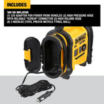 DeWalt 18V XR Li-ion Cordless Triple Source Tyre Inflator - Skin Only DCC018N-XJ
