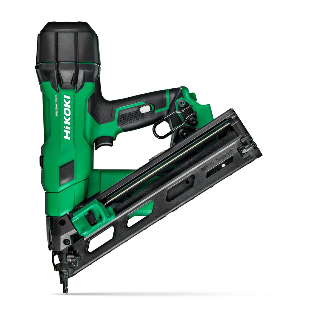 Hikoki 18V Brushless 15G 34¬∞ 64mm Angled Da Series 65mm Finish Nailer - Skin Only NT1865DAAH4Z