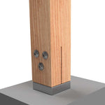 Vuetrade Concealed Bolt Down Post Support 90mm VCBPS90