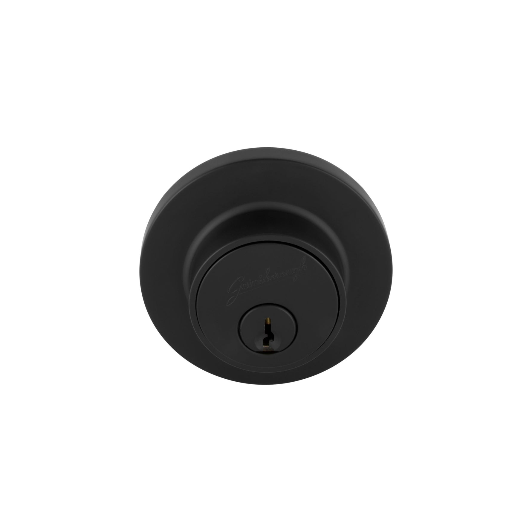 Gainsborough Matte Black Tradepro Cass Double Cylinder Deadbolt