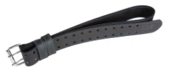 Ox Trade Black Leather Belt - 2" OX-T265802