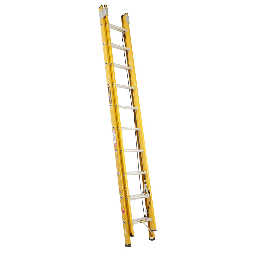 Gorilla FEL10/17-I Extension ladder 3.1-5.3M (10-17ft) Fibreglass 130kg Industrial