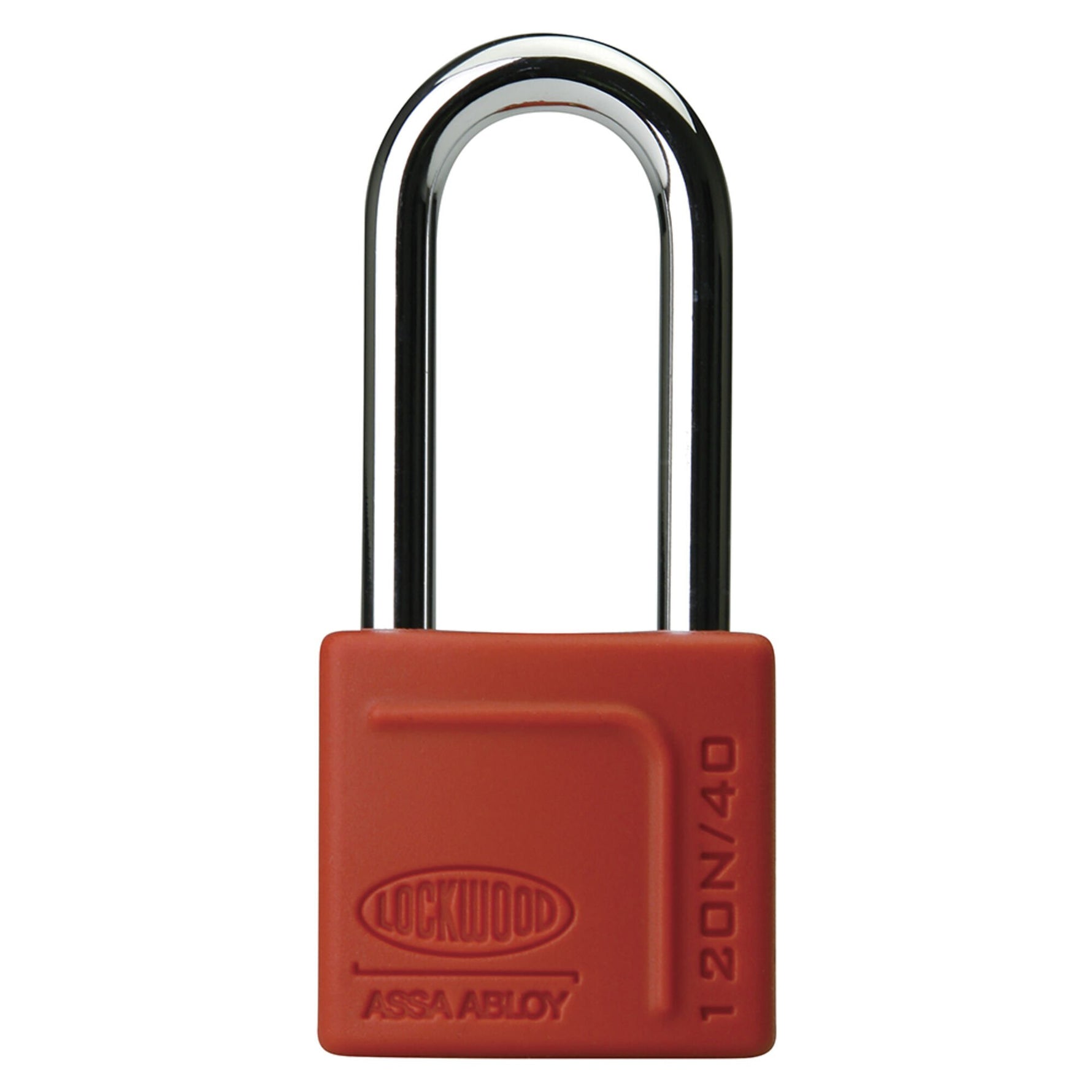 Lockwood 120N Series Padlock 40mm With 50mm Shackle With Silicon Jacket DP 120N/40/150/DP
