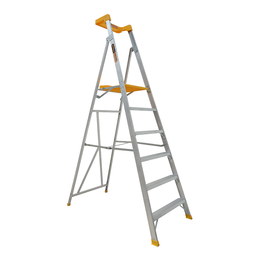 Gorilla PL006-PRO Pro-Lite 6 Step Platform Aluminium Ladder (1.75M) 150kg Industrial