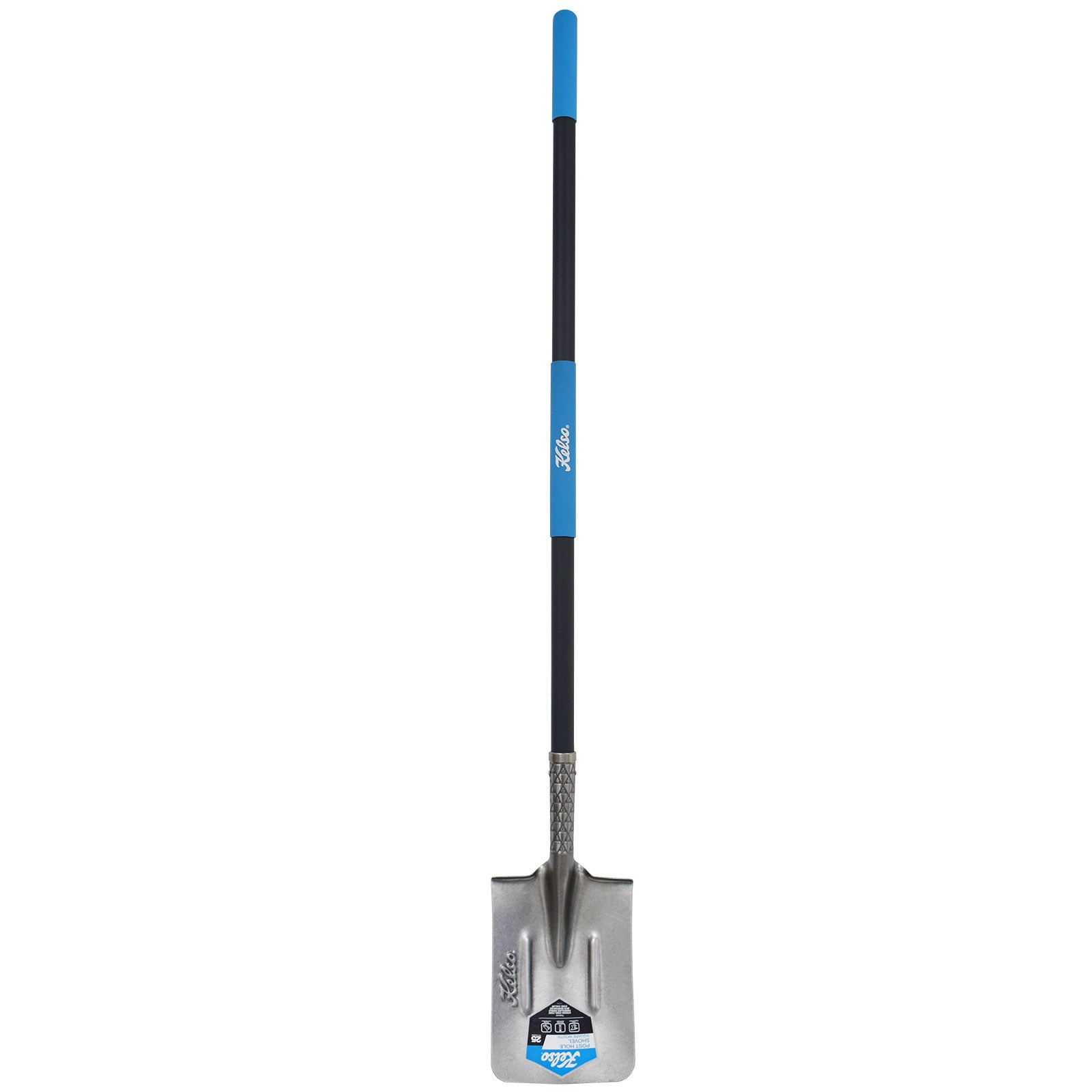 Kelso Shovel Post Hole Square Mouth Fibreglass Long Handle 642494