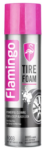 Flamingo Tire Foam Clean Shine & Protect 650ml No Wipe F003