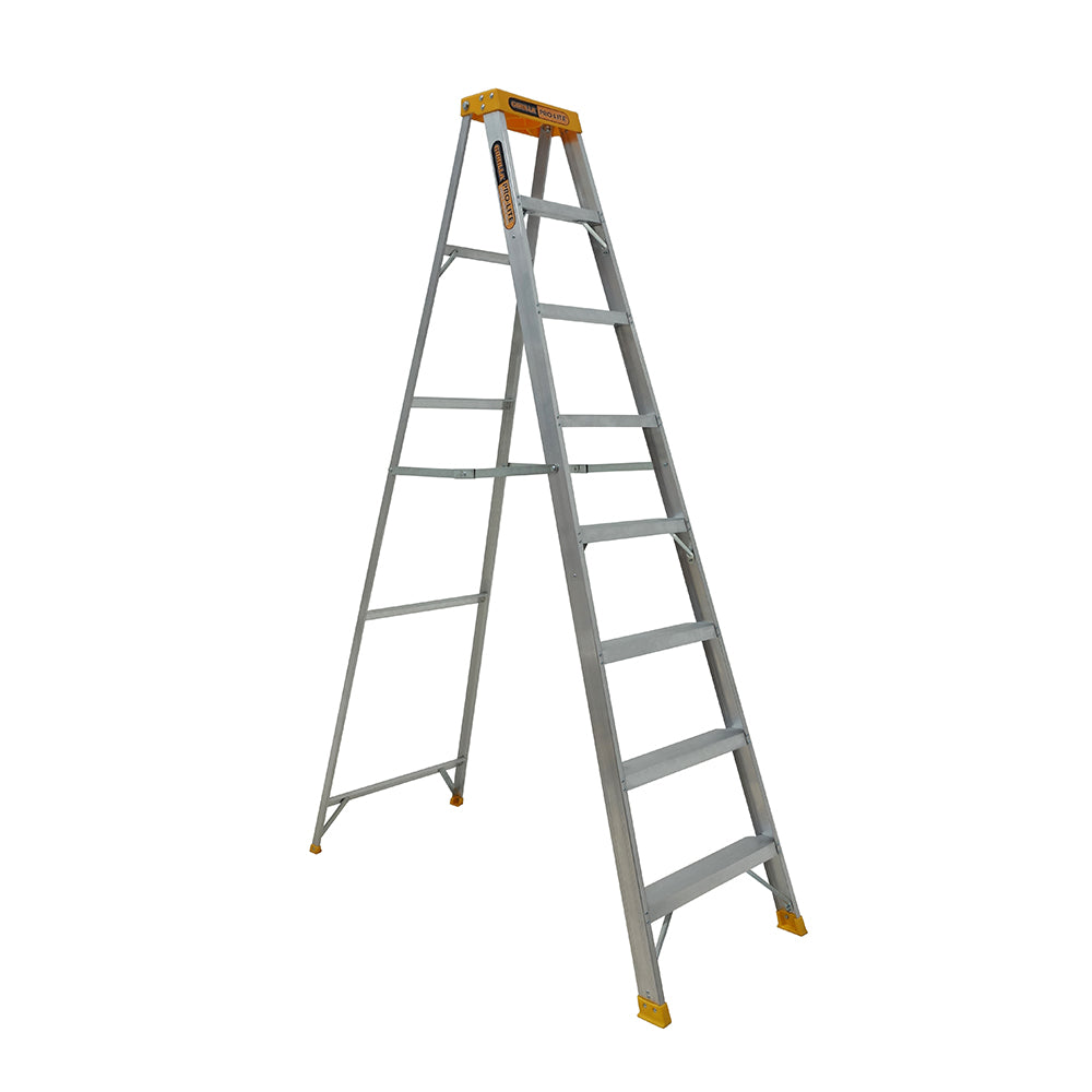 Gorilla M008-PRO Pro-Lite 8 Step Single Sided Aluminium Ladder (2.35M) 150kg Industrial