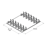 Vuetrade Strapnails - 75mm X 90mm 1 PC VTSN7590