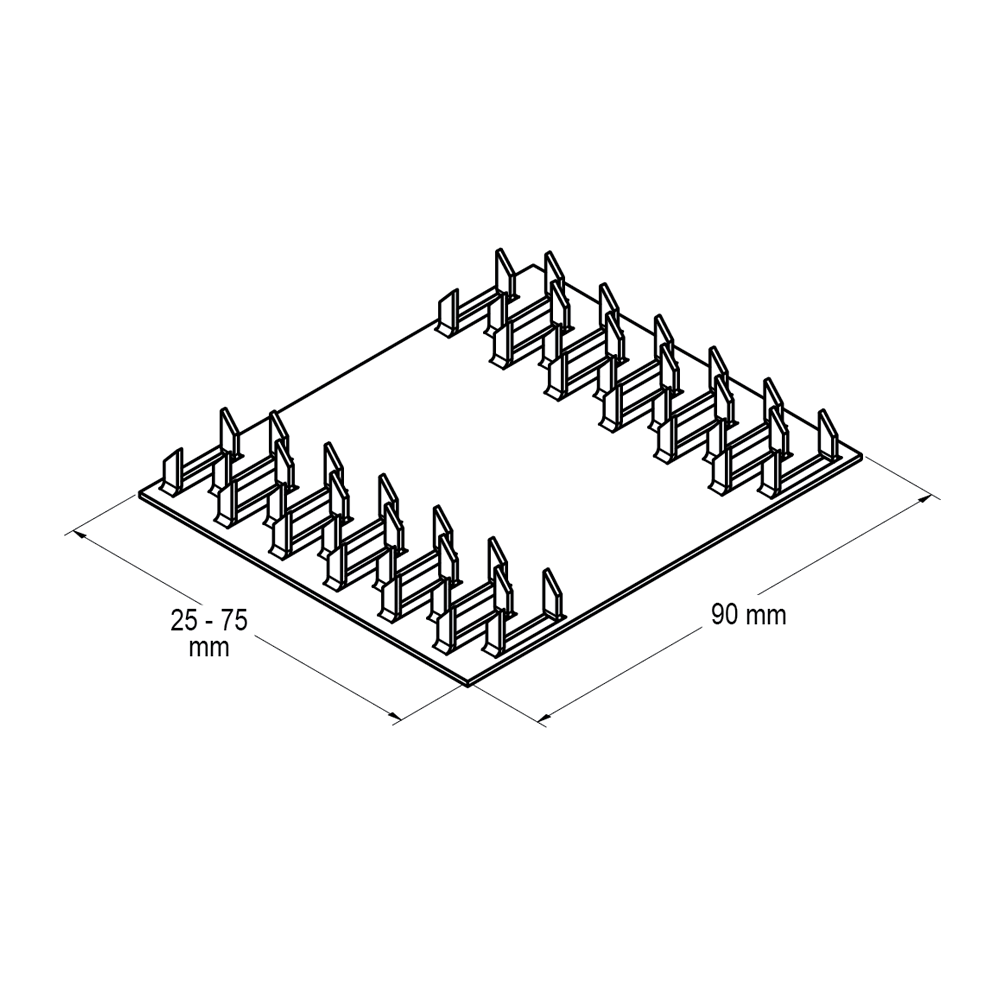 Vuetrade Strapnails - 75mm X 90mm 1 PC VTSN7590