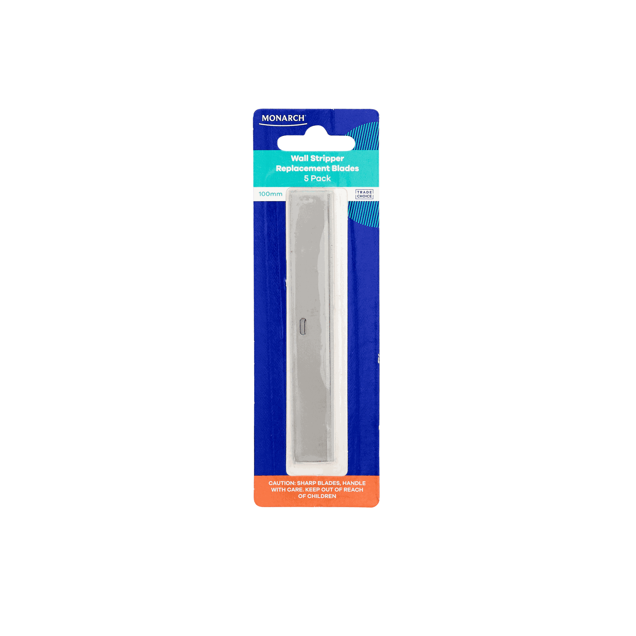 Monarch Wall Stripper Blades 100mm Pk5