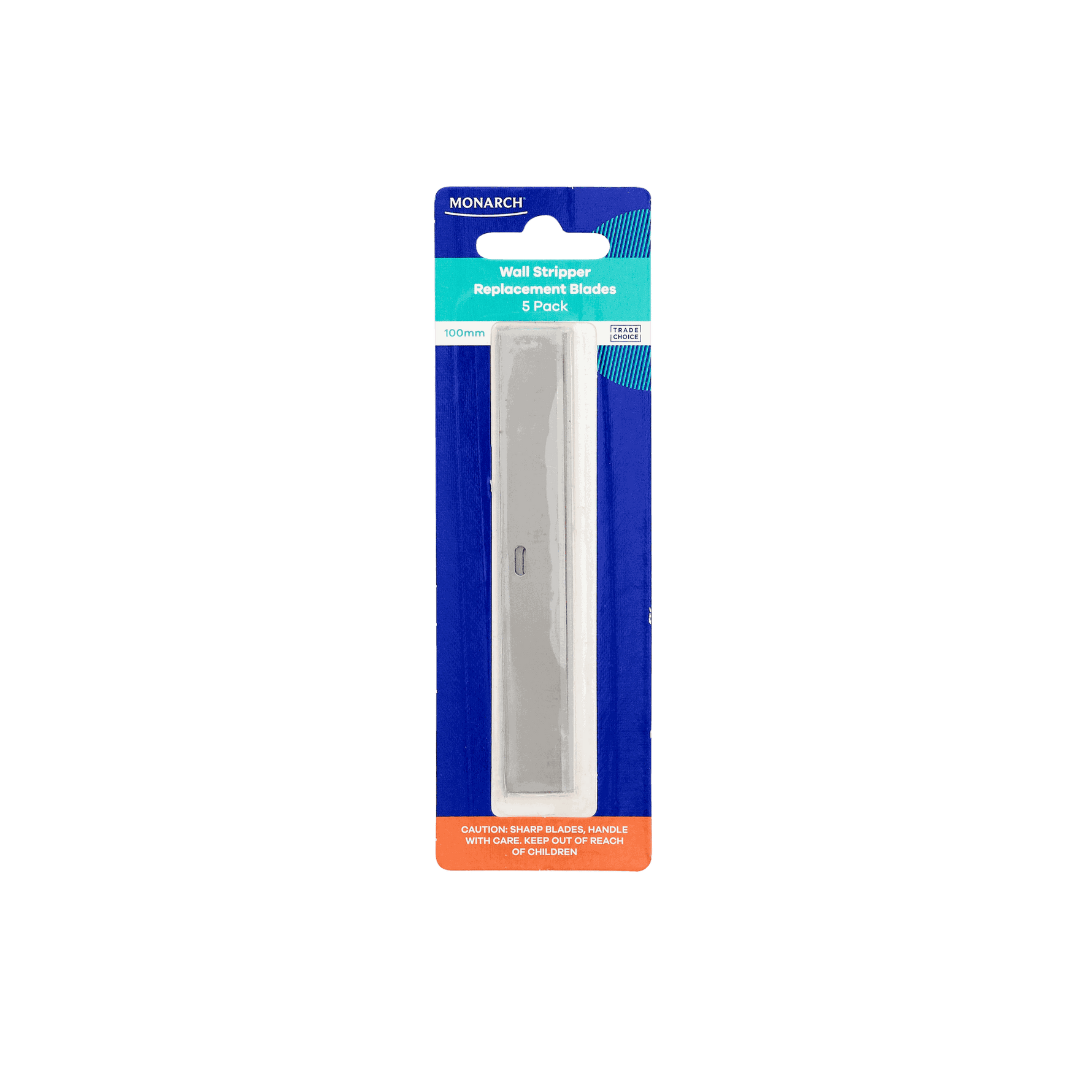 Monarch Wall Stripper Blades 100mm Pk5