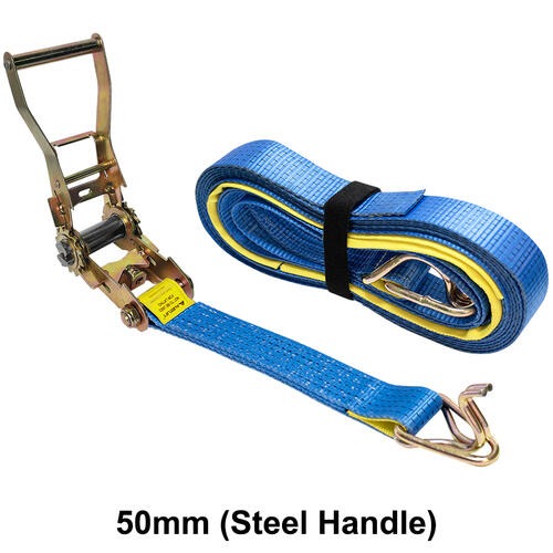 Austlift SwiftCore Ratchet Tie Down Hook Keeper 25mm x 4.5m 750kg LC 204024