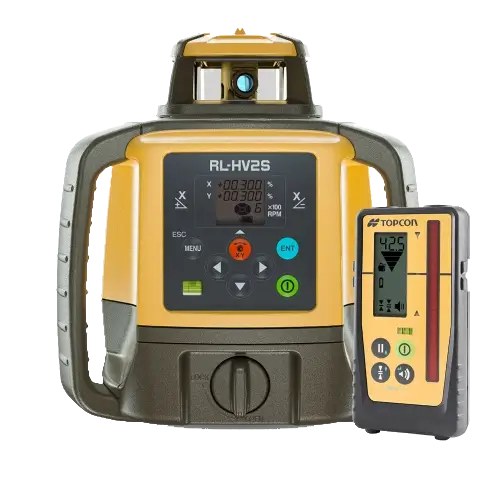 Topcon RL-HV1S Single Grade Rotating Laser Rechargeable Battery with Premium LS100D Receiver 1051612-29